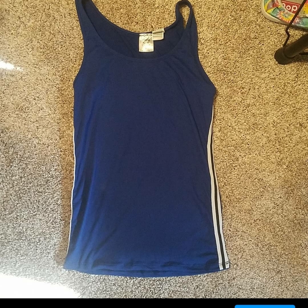 Blue tank